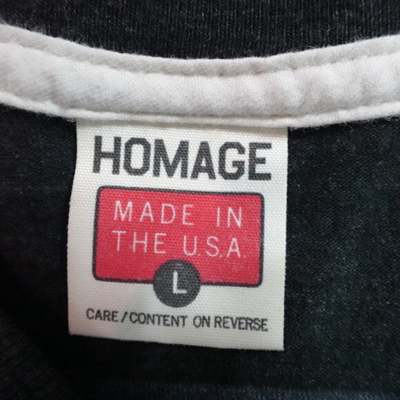 Baltimore Ravens Shirt Large Gray Homage What's Our Name Made in USA - Picture 3 of 6